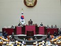 韓国大統領弾劾可決