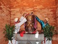 チャム族の神輿巡行と塔のご開帳式