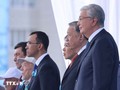苏林出席纪念反法西斯卫国战争胜利80周年阅兵式