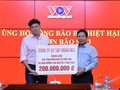 VOV tiếp nhận ủng hộ hỗ trợ đồng bào bị thiệt hại do bão Yagi 