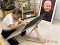 Hanoi artisan honors President Ho Chi Minh with intricate bamboo and rattan portraits