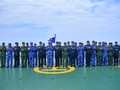 Vietnamese Chinese Coast Guards conduct joint patrol