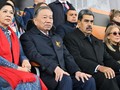 Генсек ЦК КПВ То Лам с супругой и лидеры стран приняли участие в параде Победы на Красной площади