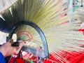 Красота деревни по производству веников Темшон в провинции Куангнам