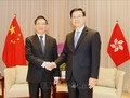 Phó Thủ tướng Hồ Đức Phớc hội kiến Trưởng Khu hành chính đặc biệt Hong Kong (Trung Quốc)