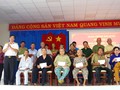 Naval Division 129 presents gifts of gratitude to families with meritorious services
