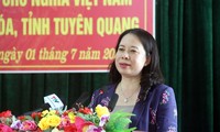 Wakil Presiden Vo Thi Anh Xuan Lakukan Kunjungan Kerja di Provinsi Tuyen Quang