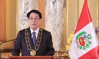 Presiden Vietnam, Luong Cuong Dianugerahi Bintang “Matahari Peru” Tingkat Salib Besar