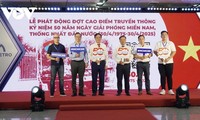 Kota Ho Chi Minh Canangkan Gelombang Media Puncak tentang Peringatan HUT ke-50 Penyatuan Tanah Air