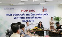 Phát động Giải thưởng toàn quốc về thông tin đối ngoại năm 2019