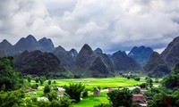 La belleza de Trung Khanh-Cao Bang vista desde lo alto