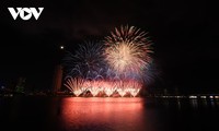 El equipo finlandés campeón del Festival Internacional de Fuegos Artificiales de Da Nang 2024