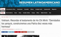 Resumen Latinoamericano destaca papel del presidente Ho Chi Minh para revolución vietnamita