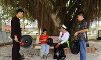 El instrumento musical Gong en la vida cultural de la etnia Muong en Hanói