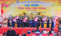 Arranca Festival Thai Mieu de la dinastía Tran, punto de convergencia espiritual del patrimonio mundial