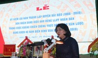 Conmemoran 130 aniversario de la fundación del distrito de Hai Hau en la provincia de Nam Dinh 