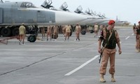 Aviones de combate rusos atacan a militantes del Frente Nusra en, Siria