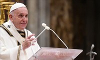 El papa Francisco alaba la tregua entre Israel y Palestina