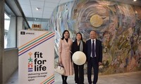 Jugadora del fútbol vietnamita participa en evento de UNESCO con motivo del Día Internacional de la Mujer