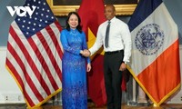 Vicepresidenta de Vietnam se reúne con alcalde de Nueva York