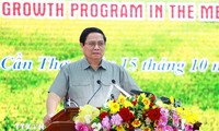 El delta del Mekong tiene gran potencial para el desarrollo de la producción arrocera, dice Pham Minh Chinh