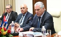 Presidente de Cuba impulsa cooperación económica con empresarios vietnamitas