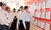 Presidente de la Asamblea Nacional inspecciona los preparativos electorales en Dong Nai