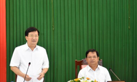 Trinh Dinh Dung se rend à Quang Ngai