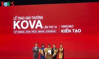 Remise du prix Kova 2018