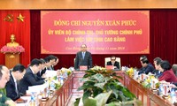 Le Premier ministre Nguyên Xuân Phuc à Cao Bang 