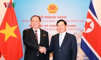 Entretien Pham Binh Minh-Ri Yong-ho