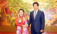 Entretien Nguyên Thi Kim Ngân - Li Zhanshu