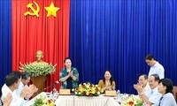 Déplacement de Nguyên Thi Kim Ngân à An Giang