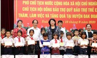 Dang Thi Ngoc Thinh en déplacement à Gia Lai