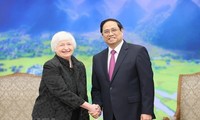 Pham Minh Chinh accueille Janet Yellen 