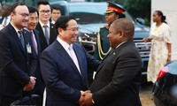 Pham Minh Chinh rencontre le Président mozambicain Filipe Jacinto Nyusi