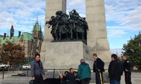 Gunman attacking Canadian parliament building shot dead