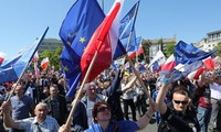 Biggest anti-government protest in Poland since 1989