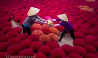 Incense-making Quang Phu Cau village