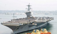 US carrier strike group enters Middle East as tensions rise
