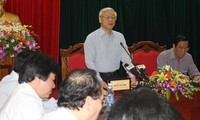 KPV-Generalsekretär Nguyen Phu Trong zu Gast in der Provinz Ha Tinh 