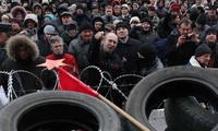 Demonstrationen für ein Referendum über Unabhängigkeit in der Ostukraine