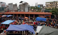 Hang-Markttag in Hai Phong in den letzten Tagen des Jahres nach dem Mondkalender