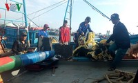 Khanh Hoa: Fischer fangen Fische im Meeresgebiet Truong Sa