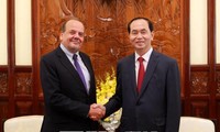 Staatspräsident Tran Dai Quang empfängt den chilenischen Botschafter zum Abschied