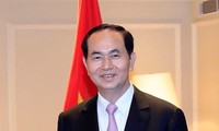 Äthiopier begrüßen Staatspräsident Tran Dai Quang