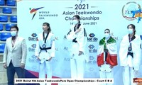 Nguyen Thi Anh Tuyet gewinnt Silbermedaille bei der asiatischen Taekwondo-Meisterschaft 2021