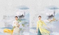 Ausstellung und Ao Dai-Show in Yen Tu