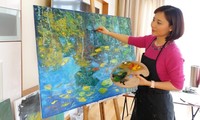 Malerin Tran Thao Hien verwendet die Ost-West-Kultur in ihren Werken