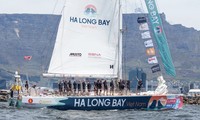 Am Samstagabend kommt das erste Segelboot des Clipper Race in Halong an